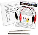 Colloïdaal zilveren Generator Draad 99,99% Pure 12-Gauge (0.08 in./2.06 mm) Set van (2) 4-Inch Rods + Mini/Travel Generator - Inclusief Draad + Volledige instructies