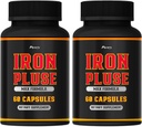 (2 verpakkingen) IronPulse Capsules Max Formula, IronPulse Max Support Capsules, IronPulse Pillen, IronPulse Pillen, IronPulse Support Pillen, Pack of 2