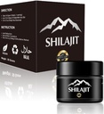 Shilajithars met Fulvinezuur en sporenmineralen, Originele Siberische Pure Shilajit met 85+ Humuzuur, Ondersteuning Metabolisme en immuunsysteem - 100 Serveren / 1,7 Oz