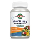 KAL Teens Enhanced Energy Supplements - Once Daily Whole Food Multivitamin w/Iron - 23 Vitamins and Minerals - Brain and Immune Support w/Super Foods - Vegetarian, 60-Day Guarantee, 60 Serv, 60 Tabs