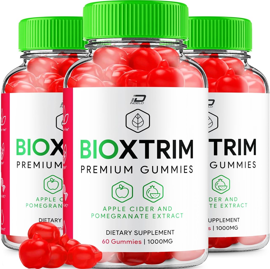 BioXtrim ACV Gummies Supplement - Bio X Trim Keto + ACV Gummies Apple Cider Vinegar 1000MG, Bioxtrim Keto Gummies Reviews, Vitamine B12 (3 Pack - 180 Gummies)