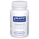 Pure Encapsulations Vitamine A - 3.000 mcg - van kabeljauwleverolie - Immune & Vision Support* - Vitamine A Palmitate Supplement - Non-GMO - 120 Softgel Capsules