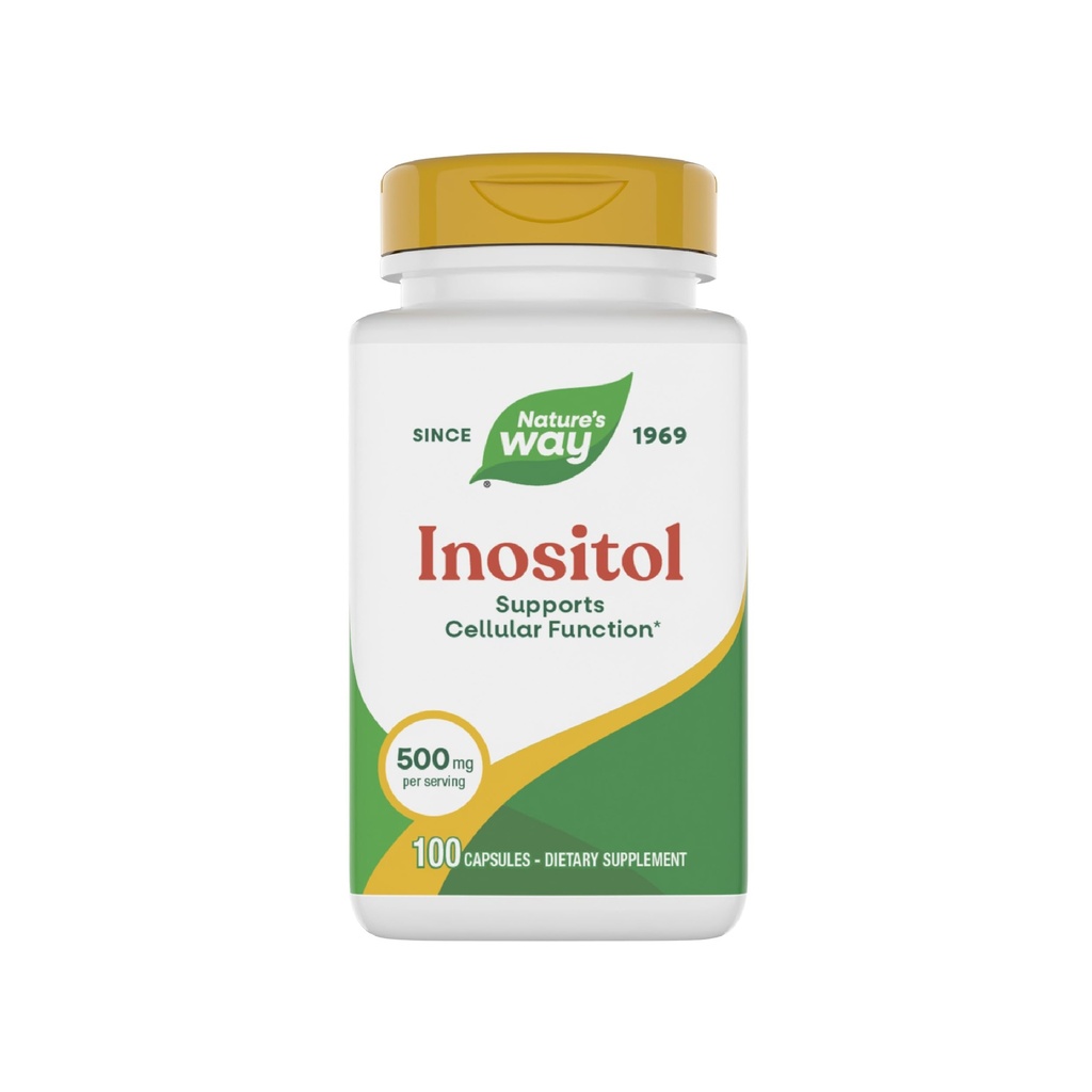 Nature's Way Inositol, 500 mg per portie, 100 capsules
