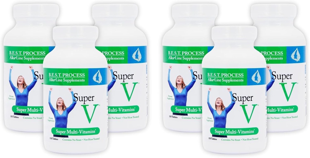 SuperV (6 Pack) Best Process AlkaIine 
