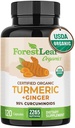 Kurkuma supplement extra sterkte 2265mg - Kurkuma Curcumin supplement w/BioPerine zwarte peper - Tumerische en gembersupplementen, 95% CurcumaÔden, ondersteunt Immune & Joint Health, 120 Caps