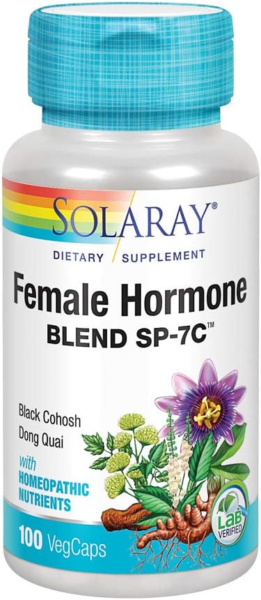 Solaray - Vrouwelijke Hormone Blend Sp-7c Black Cohosh, 100 capsules