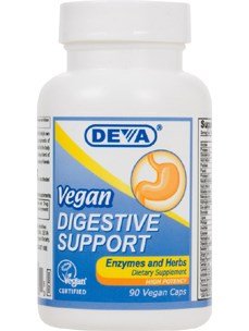 DEVA Vegan Vitamins Digestive Enzymes Plus Supplement - Een uniek mengsel van enzymen en kruiden - 90 capsules, 1-pack