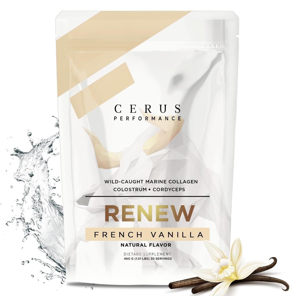 Cerus Performance Renew Premium Athletic Blend Verbeter Performance, Boost Recovery, Support Joint Health & Uithoudingsvermogen Ideaal voor atleten en krachttrainers, 30 Servers