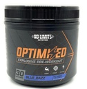 "Optimized" Blue Razz Pre-Workout Powder / Massive Pumps / Verhoog spiermassa, sterkte & Focus / Beta Alanine + L-Citrulline + Betaine Anhydraat + Creatine + Cafeïne Anhydraat / 30 Servers