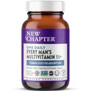 Nieuw hoofdstuk Mannen Multivitamine 50 Plus voor hersenen, hart, spijsvertering, prostaat en immuunondersteuning met 20+ voedingsstoffen + Astaxanthine - Every Man's One Daily 55+, zacht op de maag - 48 ct