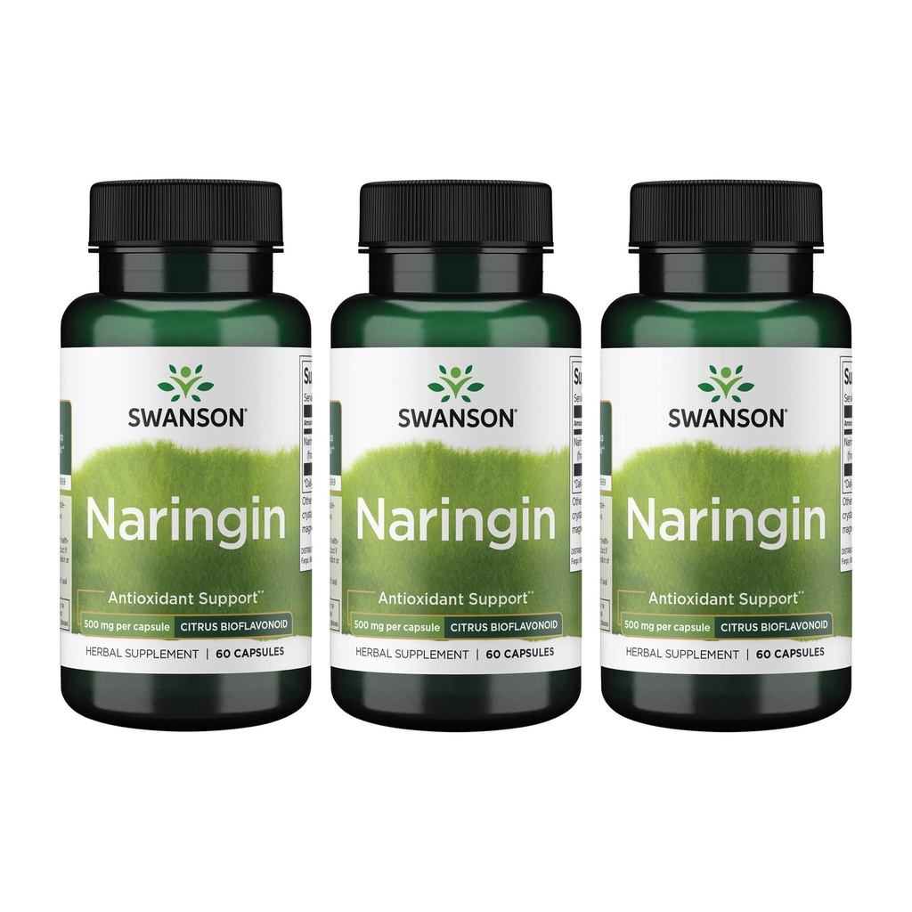Swanson Naringin 500 Milligrammen 60 capsules (3 verpakkingen)