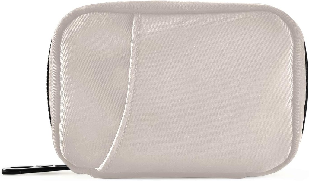 Naanle pil Box 7 dagen pil geval Travel pil Organizer Bag Zipper draagbare wekelijkse compacte grootte vitamine supplement houder Solid Color Khaki Z - Khaki 4.6 x 3,14 x 1,88 Inch 1,0 Tel 0,12 kg