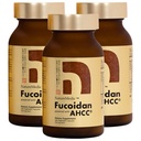 Fucoidan Aangedreven met AHCC® Bruine Zeewier Immuniteitssupplement met hoge zuiverheid Biologische Mekabu Mozuku Agaricus 3 Flessen - 480 Plantaardige Capsules Made in Japan