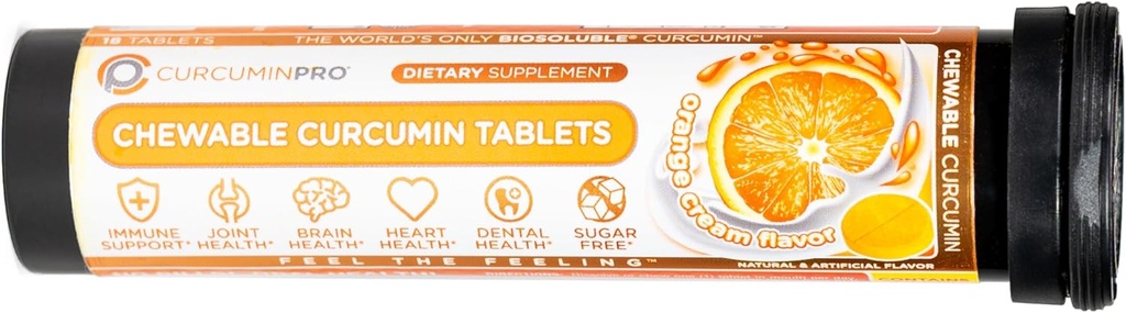 curcuminpro Kauwtabletten BioSoluble Biologische Kurkuma Curcumine 