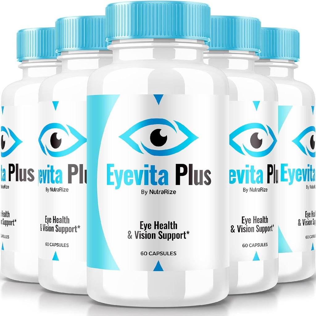 (5 Pack) Eyevita Plus - Uitgebreide ondersteuning voor uw ogen, Eyevita Plus Advanced Eye Nutrition, Oogvitaminen, Alle Natuurlijke Eye Health Formula, Eye Vita Plus Multivitamine Reviews (300 Capsules)