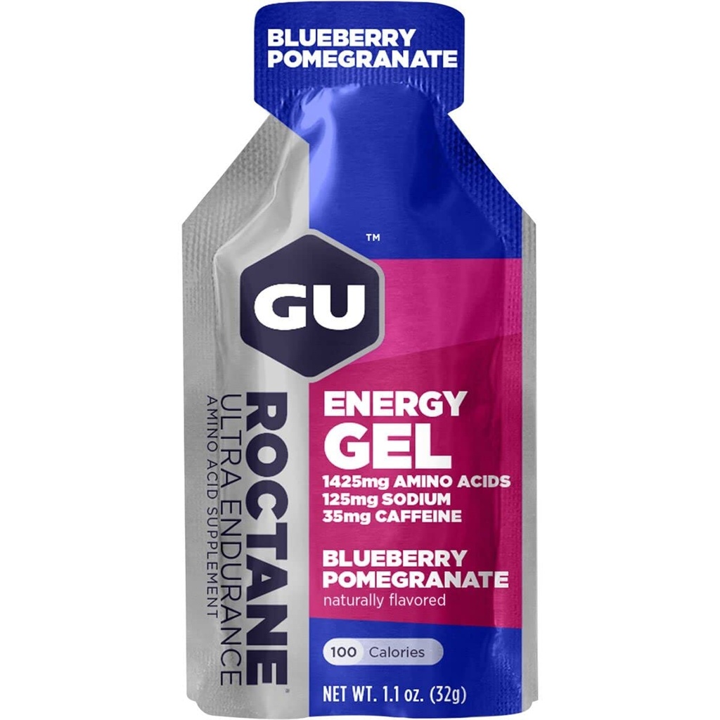 GU Roctaan Energy Gel - 24 Pack Blueberry