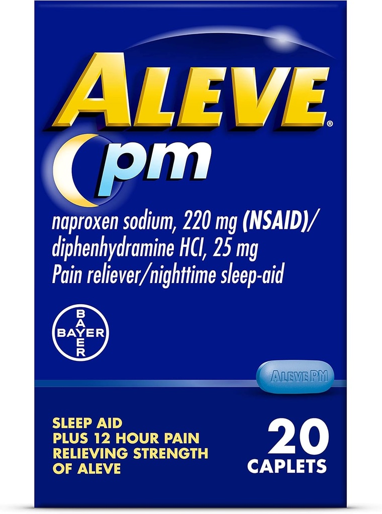 Verhoog pijnbestrijding en slaaphulp Naproxen natriumcapsules - 20
