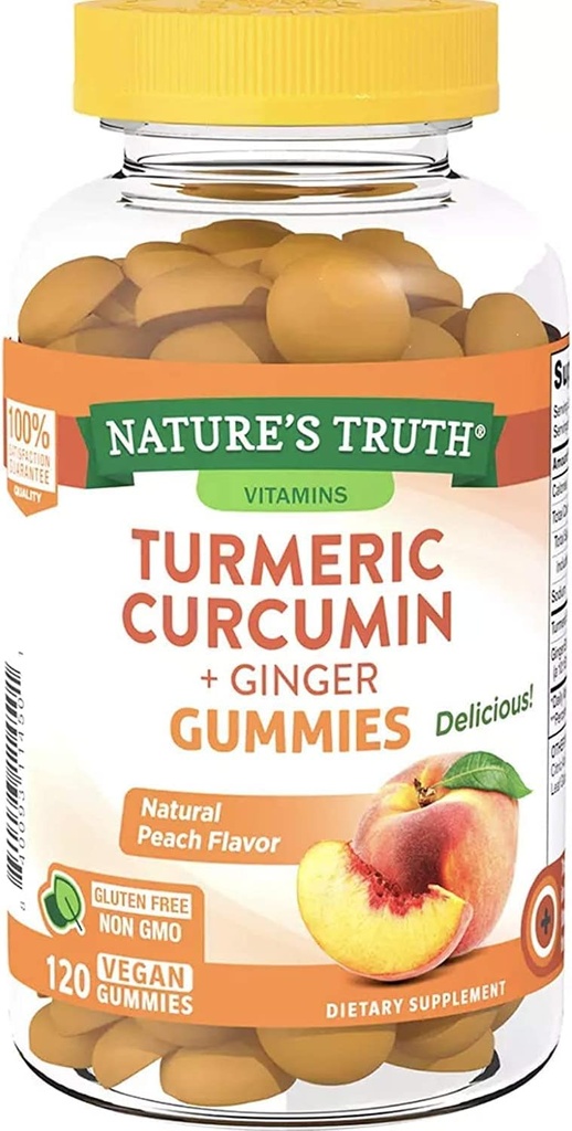 De waarheid van de natuur Kurkuma Gummies, 120 Tellen