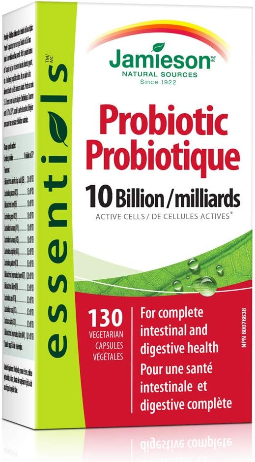 Jamieson Probiotic 10 miljard actieve cellen, 130 vegi caps