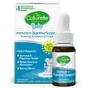 Culturelle Baby Probiotische Drops + Vitamine D, Immune & Digestief Gezondheidsondersteuning voor baby's, zuigelingen & pasgeborenen 0-12 maanden, 30 dagen aanvoer, Glutenvrij & niet-GMO, 9ml