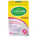 Culturelle Probiotica voor vrouwen met prebiotica - 4-in-1 voor vaginale, spijsverterings-, urine- en immuungezondheid - pH-balans, opgeblazen- en gasrelief - Dagelijkse Vegetarische Capsules, Non-GMO - 30 Tel.
