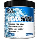 Evlutie EVL BCAA's Aminozuren Poeder - BCAA Powder Post Workout Herstel Drink en Stim Gratis pre-workout Energie - 5g vertakte keten Aminozuren Supplement voor mannen - Blue Raz