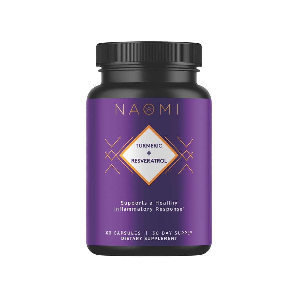 NAOMI Kurkuma Curcumine Alle volledig gestandaardiseerd 1000mg 95% CurcumaÔden, BioPerine Hoge Absorptie & Resveratrol, Klinisch bestudeerd, Gezamenlijke Ondersteuning, Ondersteunt gezonde spierrespons