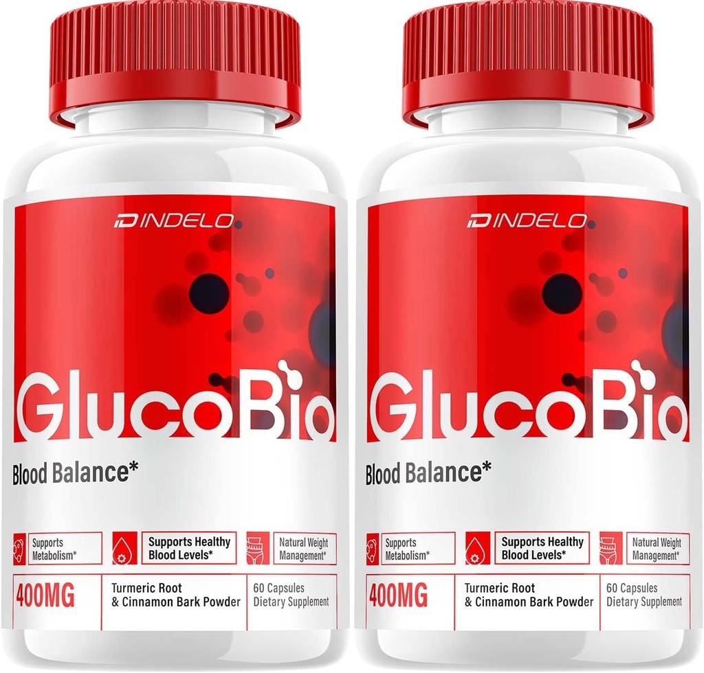 Gluco Bio gezonde vitamine Capsules, GlucoBio Advanced Supplement, Alle natuurlijke formule om gezond niveau te handhaven, maximale sterkte dagelijkse formule, Gluco Bio Pillen Reviews (2 Pack - 120 Capsules)