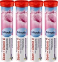 Mivolis Iron + Vitamine C bruistabletten - Dieetsupplementen 4 verpakkingen x 20 stuks Duitsland
