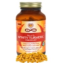 Infinity Kurkuma Capsules, High Potency Curcumin Supplement, USDA Certified Organic Supplement met Black Pepper en Gember, Raw, Vegan Glutenvrij