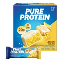Pure Protein Bars, High Protein, Nutritive Snacks ter ondersteuning van energie, lage suiker, citroencake, 1,76 oz, 12 Tellen (pakket van 1)(Verpakking mei Vary)