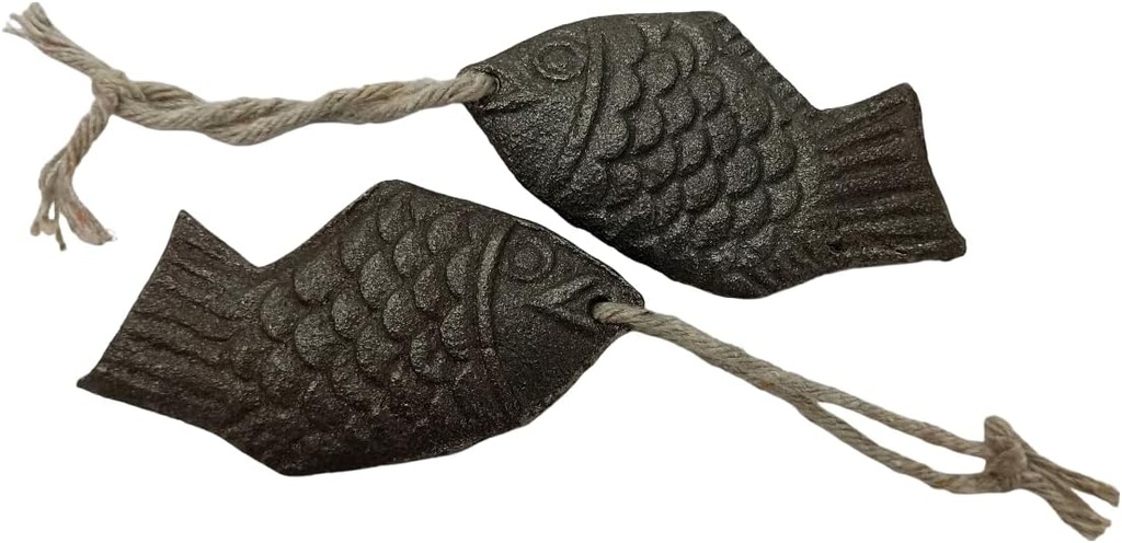 IJzervis, 2 Pack vis voor tekort, een natuurlijke bron van ijzer, veilig koken gereedschap om toe te voegen aan voedsel en water, verminderen risico van tekort, supplement voor zwangere vrouwen en veganisten