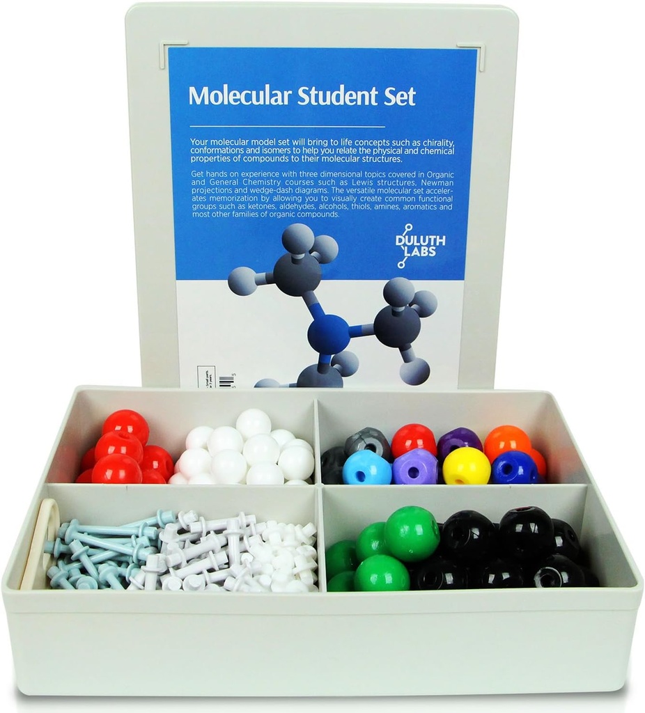 Organische Chemie Moleculaire Model Student Kit - (88 Atoms en 140 Bond Parts) - MM-004