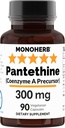 MONOHERB Pantetine 300 mg per capsule - 90 Vegetarische capsules