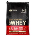 Optimale voeding Gold Standaard 100% Wei Proteïne Poeder, Vanille Ice Cream, 10 pond (Verpakking mei Vary)