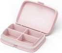 Slim Pill Case - Portable Pill Organizer met verwijderbare afdelingen - Leakproof Pill Holder voor dagelijkse medicatie