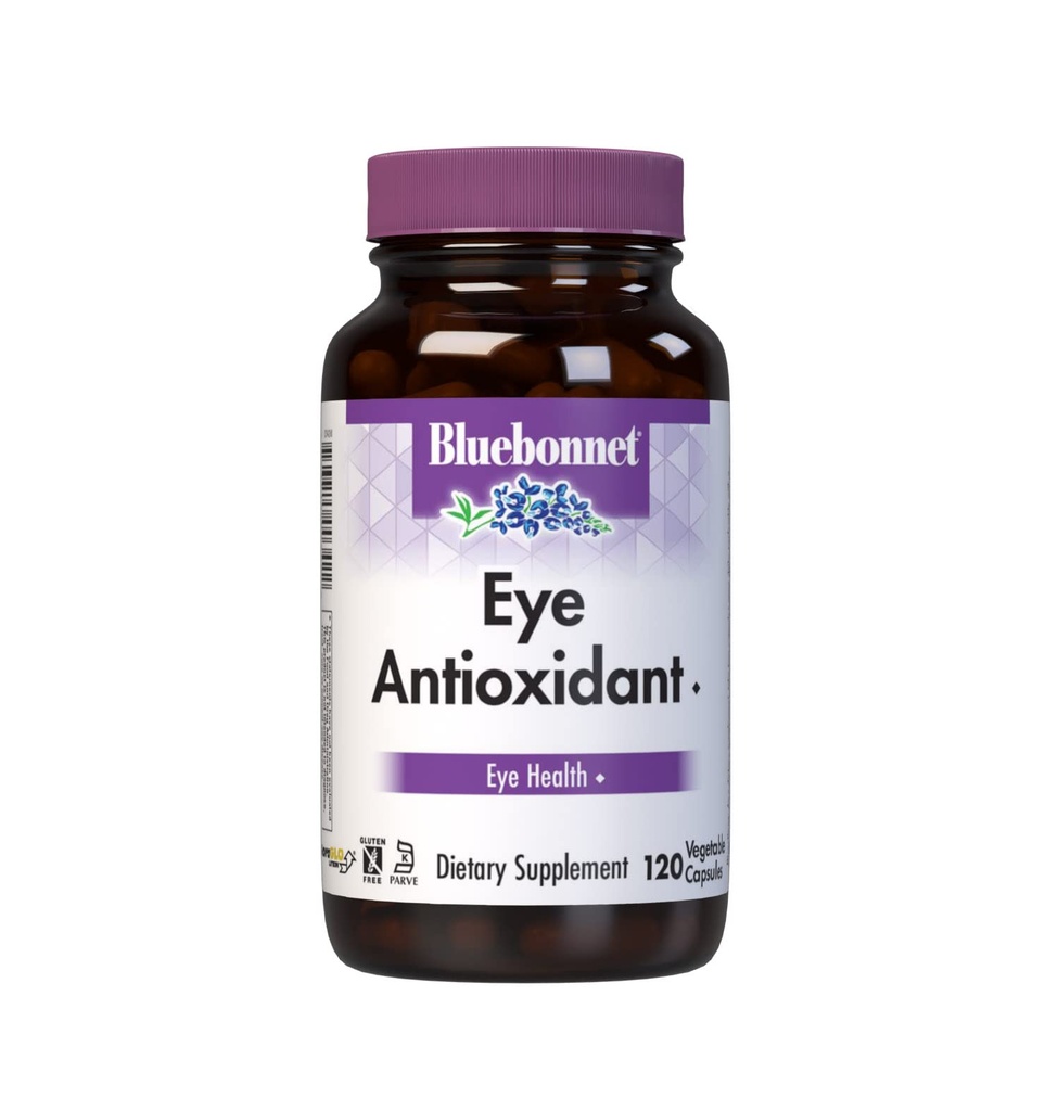 BlueBonnet Eye Antioxidant met Zeaxanthine Formula Vegetarian Capsules, 120 vcaps
