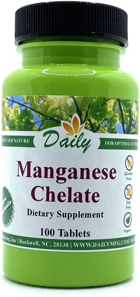 Dagelijkse productie Mangaanchelaat (5 mg) 100 tabletten
