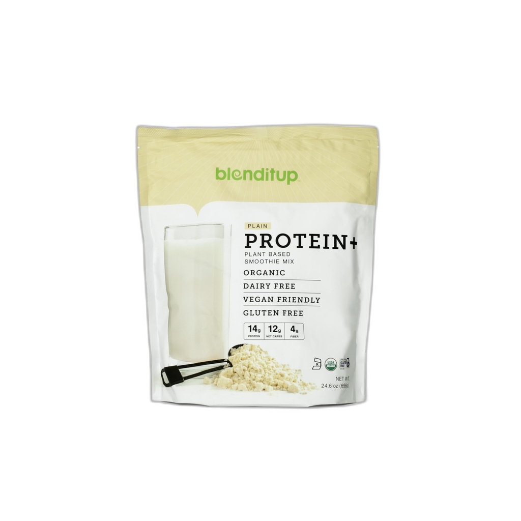Blenditup Proteïne + Smoothie Mix Biologische (24oz.) 100% veganistisch, glutenvrij