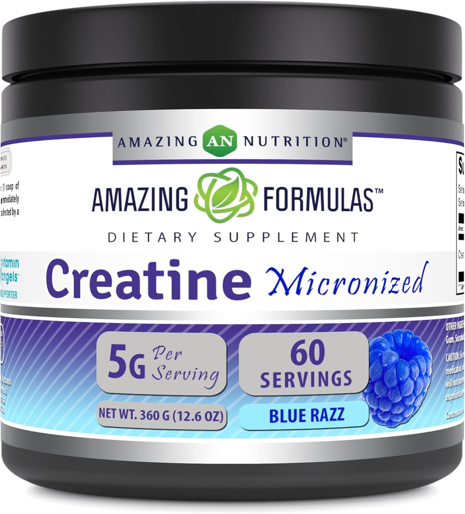 Verbazingwekkende Formules Micronized Creatine Monohydraat Powder Supplement 