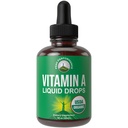 USDA Organic Vitamine A Liquid Drops Supplement. Vegan hoge biologische beschikbaarheid voor oog, huid en bot gezondheid. voor volwassenen, mannen, vrouwen, kinderen. Biologische VIT Een Olie Retinyl Palmitate. Glutenvrij, Zero Sugar