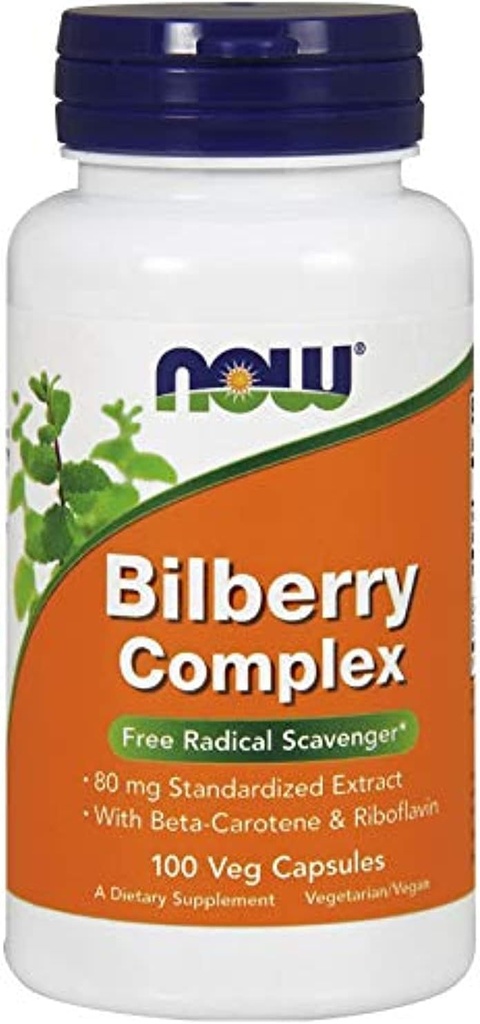 Nu Foods Bilberry Comp 80Mg, 100 Tellen