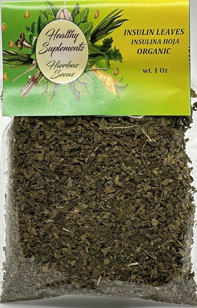 Insulina Hoja Organica 1 ons + 1 Extra Bag Insuline Leaves Biologische 1 ons