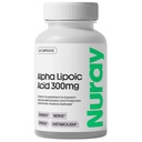 Nuray Alpha Lipoïne Acid 300mg - Antioxidant Supplement voor gezonde veroudering, Ondersteunt energieproductie, goede zenuwfunctie, Metabolisme - 60 Vegetarische Capsules, Glutenvrije Dieetsupplement