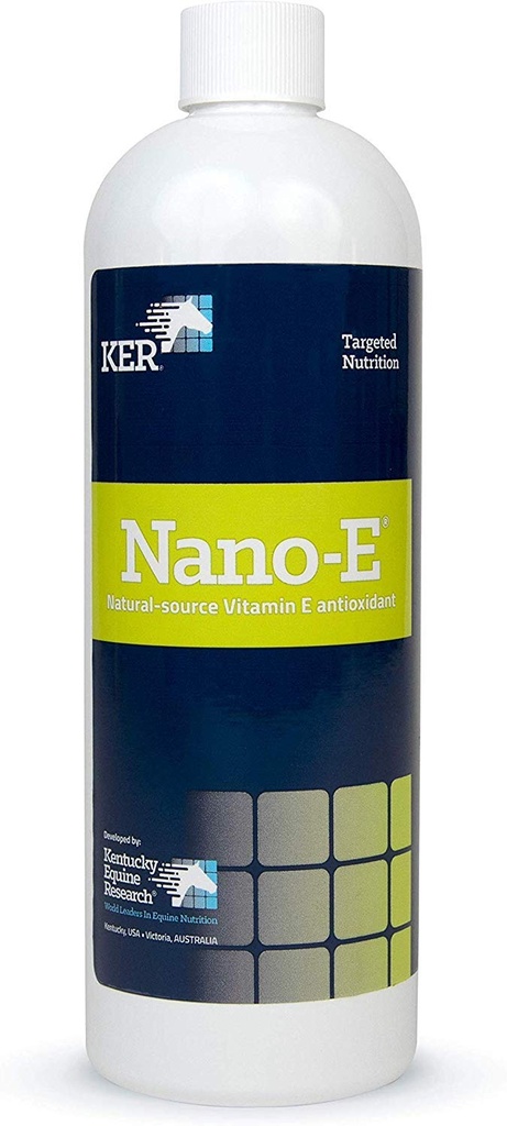 Kentucky Equine Research Nano -E: Natuurlijke bron Vitamine E Antioxidant voor paarden, 450 ml