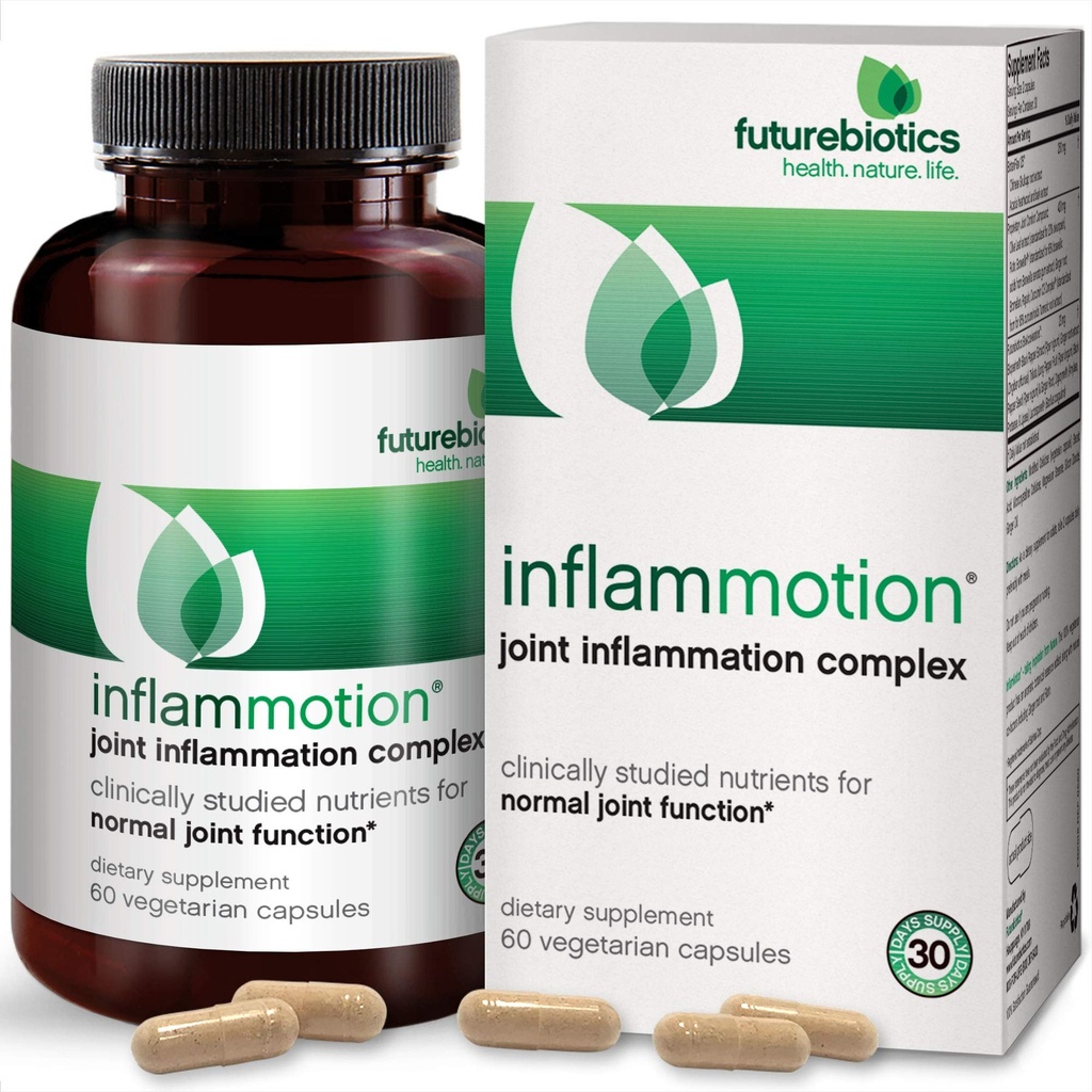 Futurebiotics InflamMotion, Joint Ontsteking Complex, 60 Vegetarische Capsules