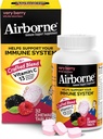Airborne Vitamine C 1000mg (per portie) Zeer Berry Kauwtabletten (32 Aantal in een doos), Glutenvrije Immune Ondersteuning Supplement, met Vitaminen A C E, ZInc, Selenium, Echinacea & Gember, Antioxidanten