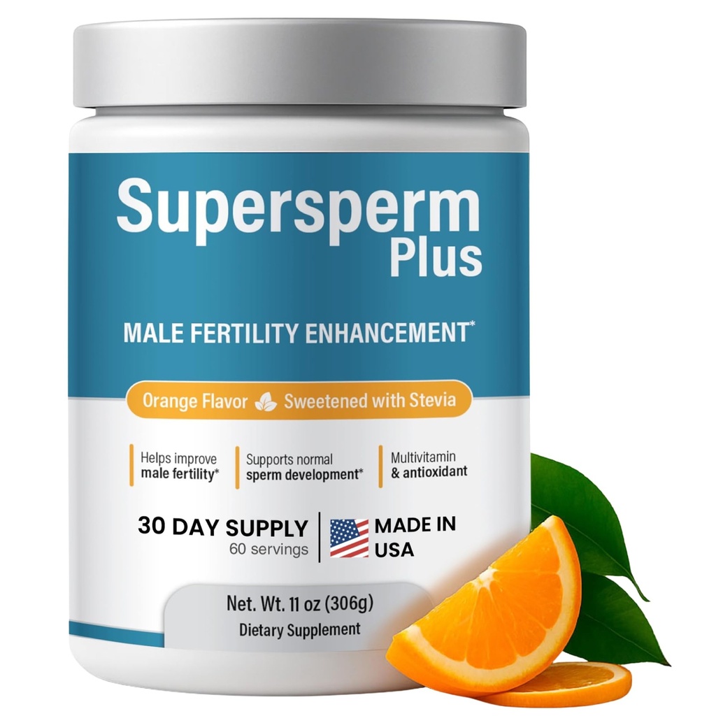Mannelijke vruchtbaarheidssupplement met L-Carnitine en L-Arginine, voorconceptievruchtbaarheidsformule voor optimale telling en gezonde volumeproductie, 1 maand levering (60 doses) in poeder.