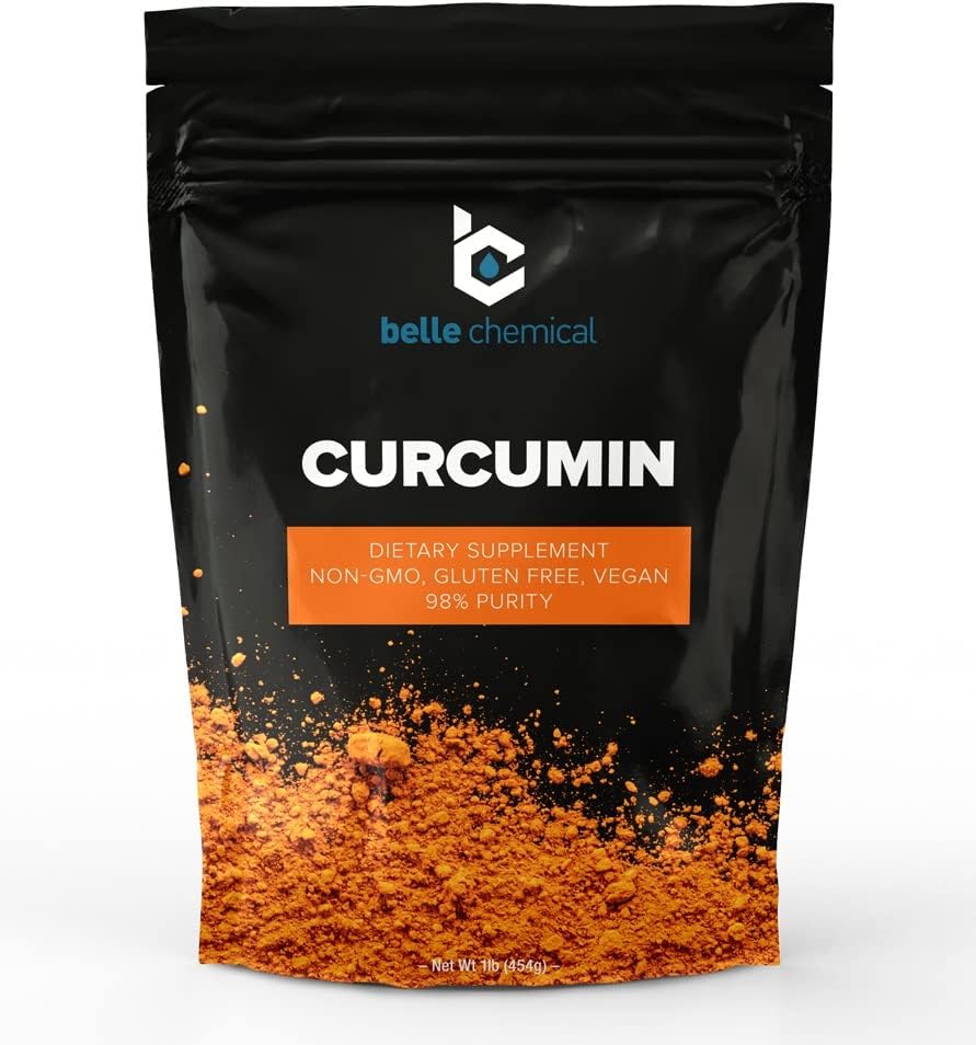 98% Pure Curcumine Poeder (98% Curcuminoïden) (1 pond)