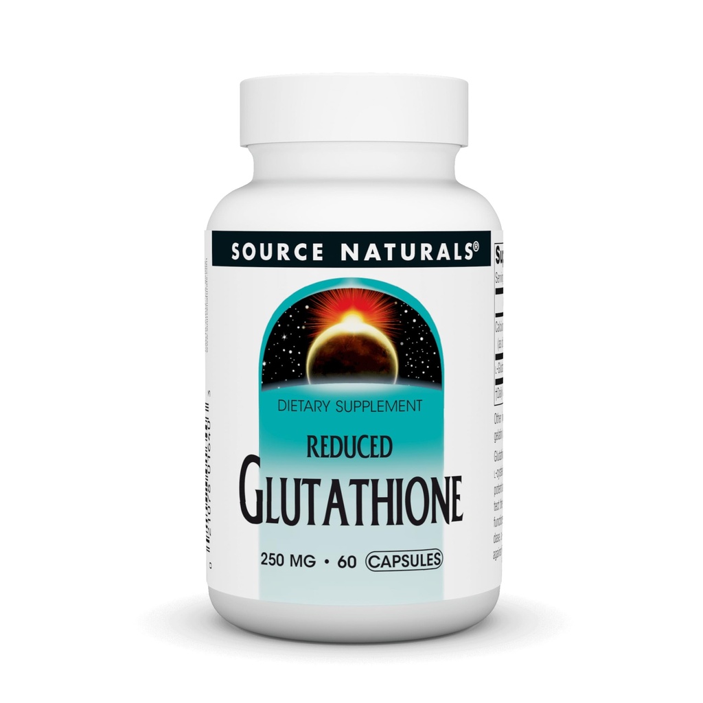 Bron Natuurlijken Glutathion, Supplement voor leverondersteuning*, 250mg - 60 Capsules